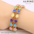 74467 Xuping Trendy In Stock Crystal Stone Jewelry Rows Bracelet